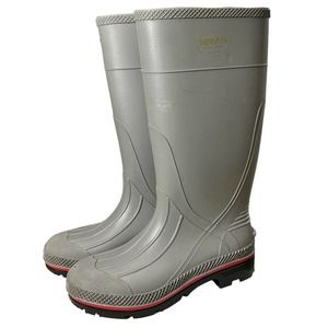 Servus MAX 15" PVC Chemical-Resistant Soft Toe Women's Work Boots Grey Size 7